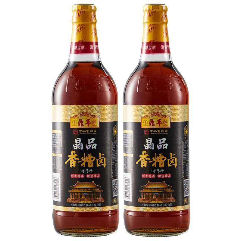 鼎丰 晶品香糟卤630ml *2瓶 醪糟香糟 三年陈糟卤汁 中华老字号