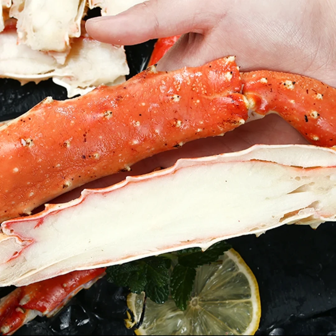 帝王蟹腿肉  肉质甜美饱满 液氮锁鲜发货tt