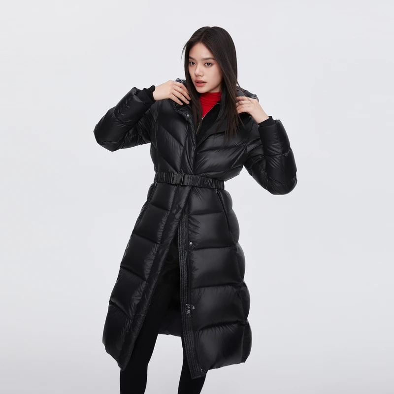 波司登2024冬季新款女长款泡芙经典商务休闲百搭羽绒服B40143144