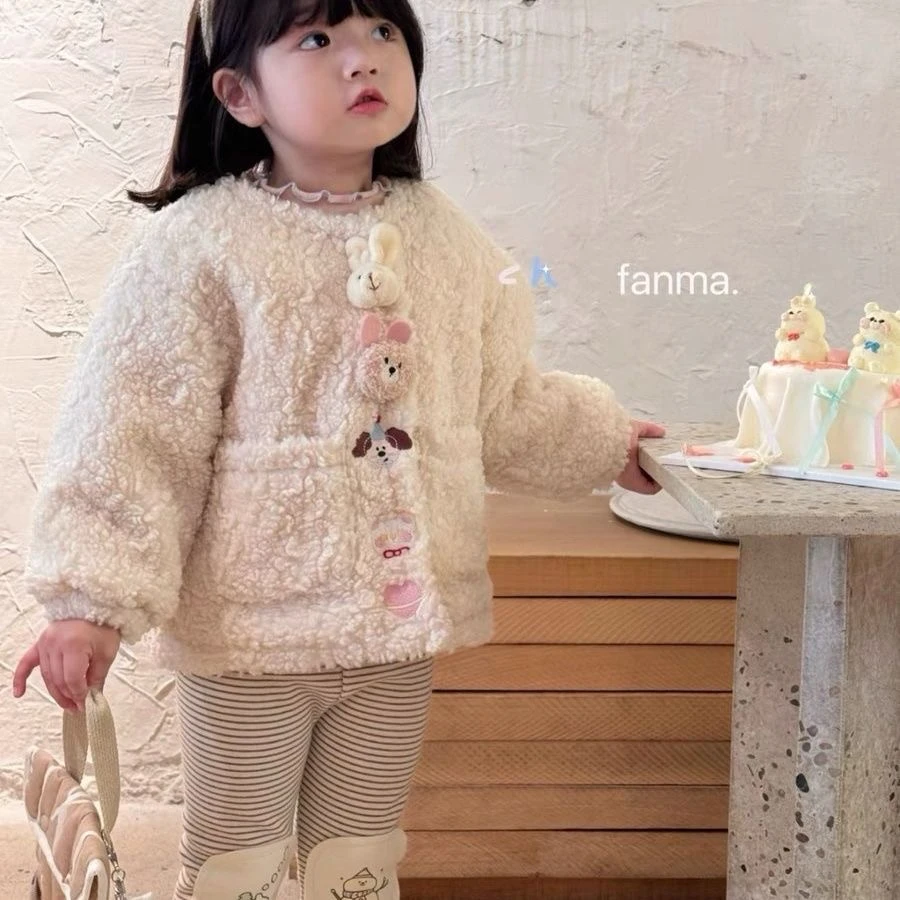 小姨叫号 儿童外套洋气加绒