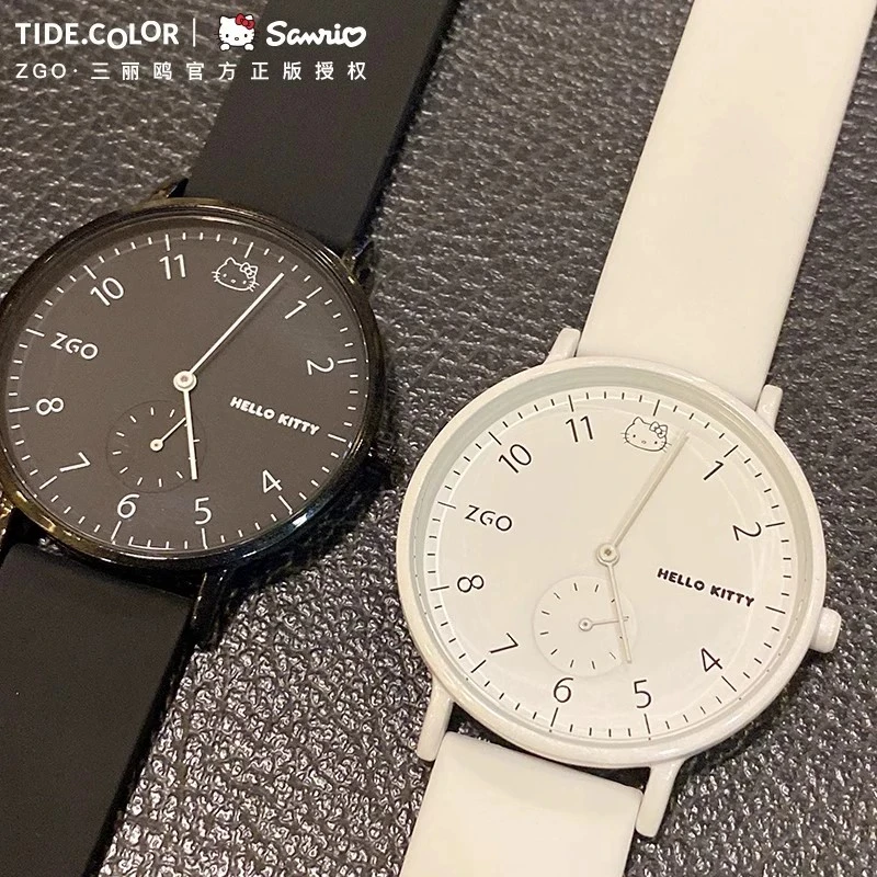 【三丽鸥正品】hellokitty凯蒂猫手表大学生男女孩情侣款石英表防水