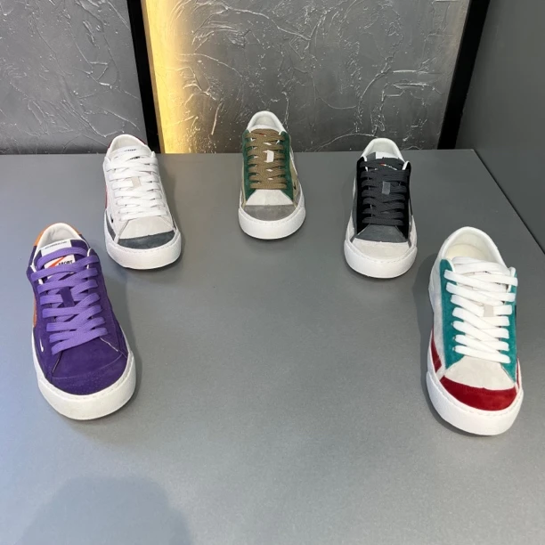 Ok8-715秋季新款皮面低帮男鞋舒适百搭软底板鞋时尚休闲鞋