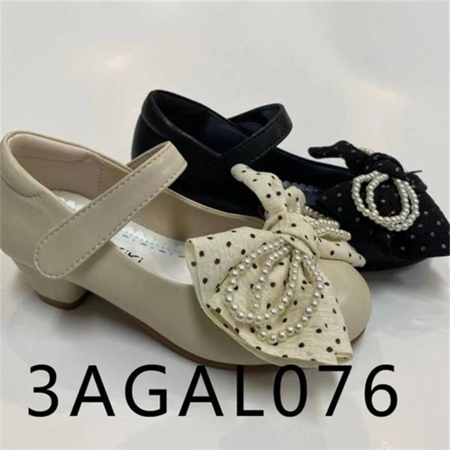 3AGAL076童鞋时尚公主鞋女童洋气儿童皮鞋女童高跟鞋女童单鞋春秋