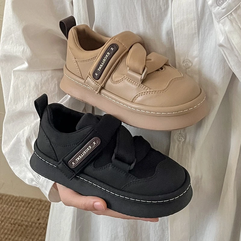 3CGEL084童鞋儿童休闲板鞋2023秋冬新款百搭女孩运动鞋软底板鞋冬