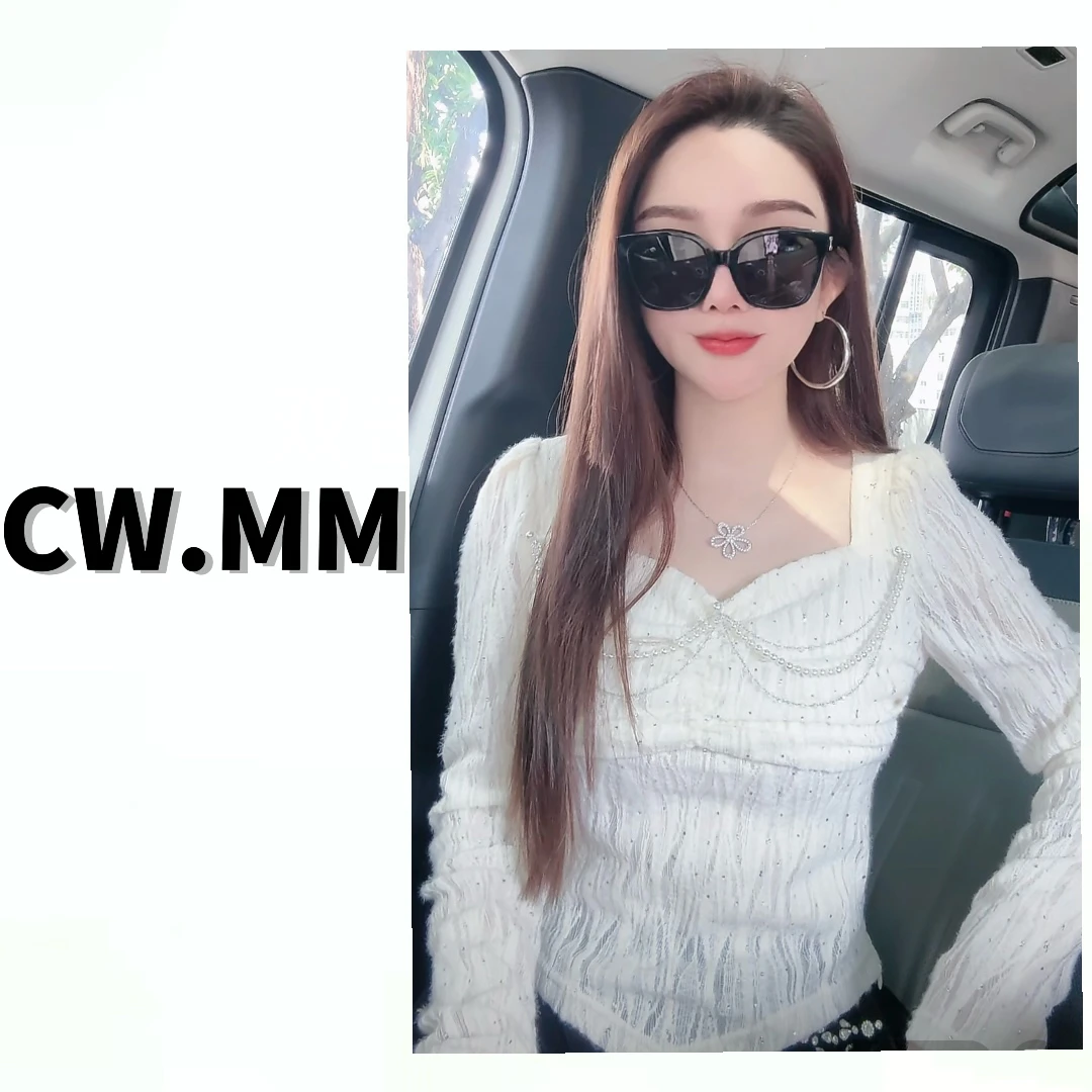 CW.MM ~法式高级感方领修身上衣