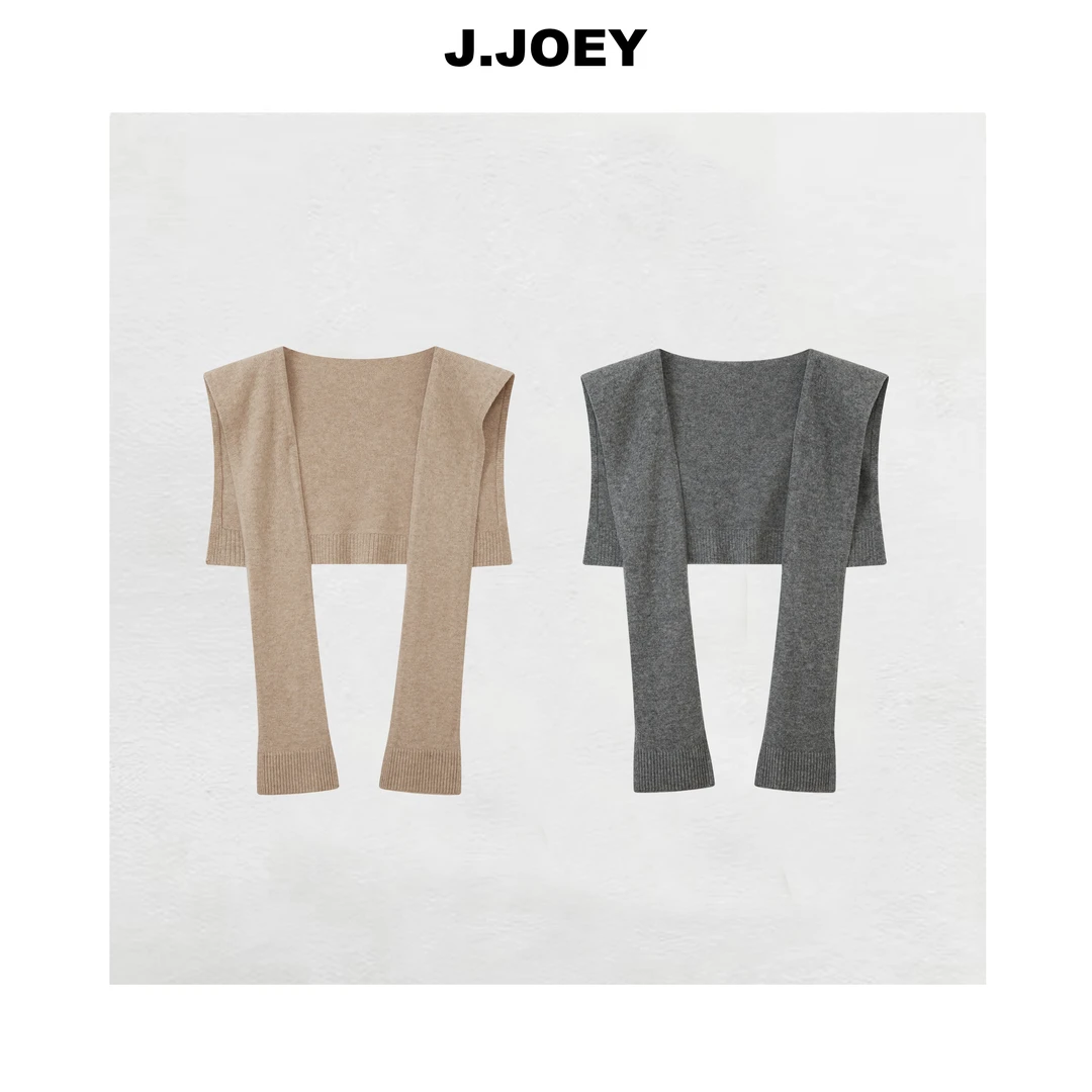 J.JOEY l*p款100羊毛披肩 百搭保暖女士披肩0013