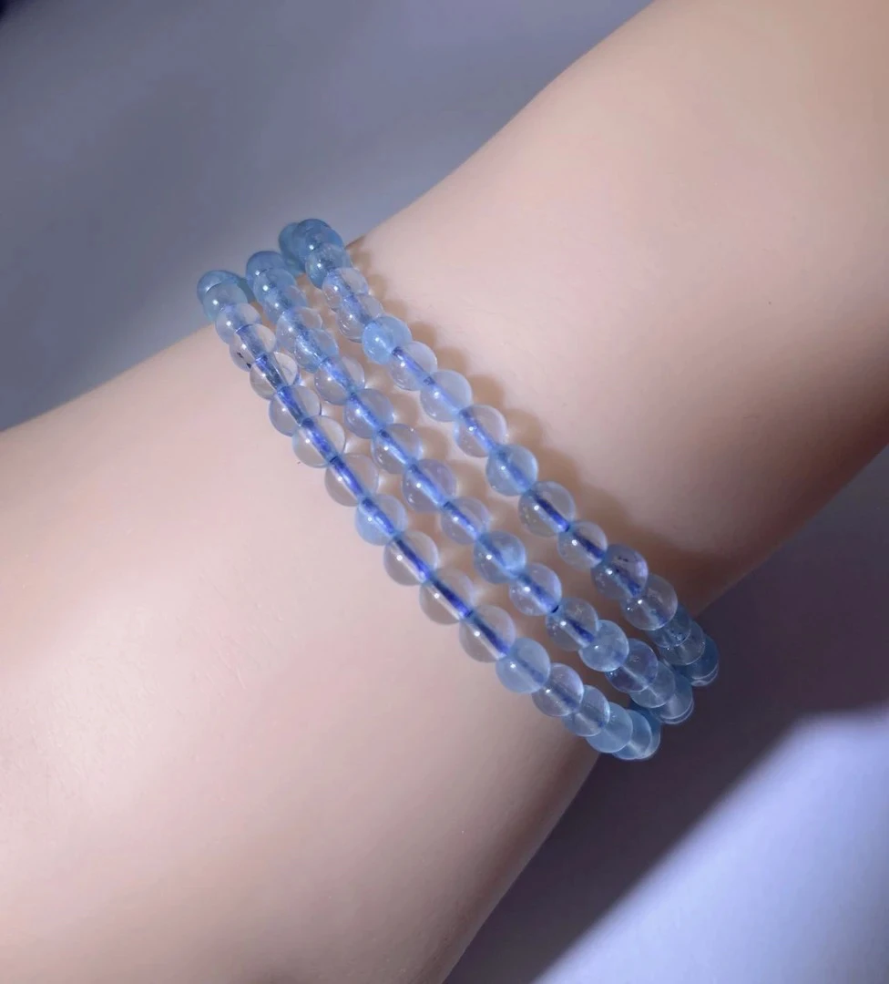 新疆海蓝宝石三圈女款