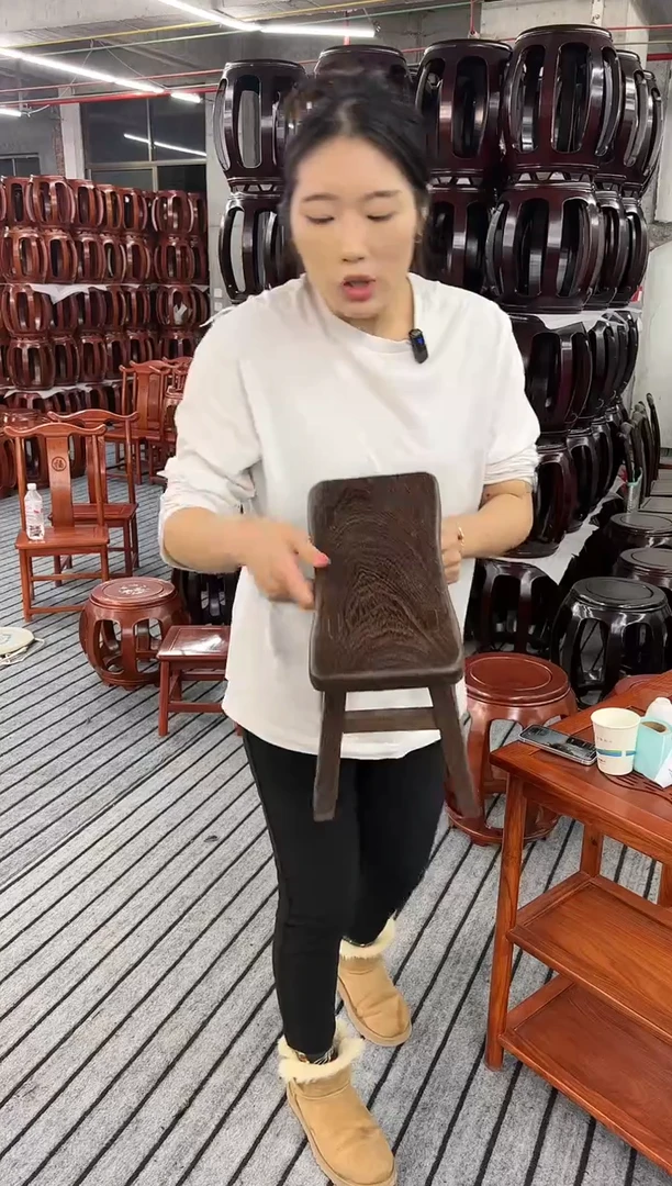 【闪购商品】花梨木类家具鸡翅木 小凳子 微瑕