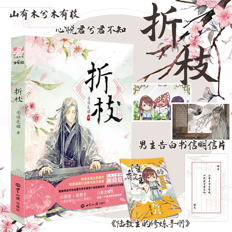 【正版】 折枝 困倚危楼小说 双封面精心制【赠古风明信片+别册】