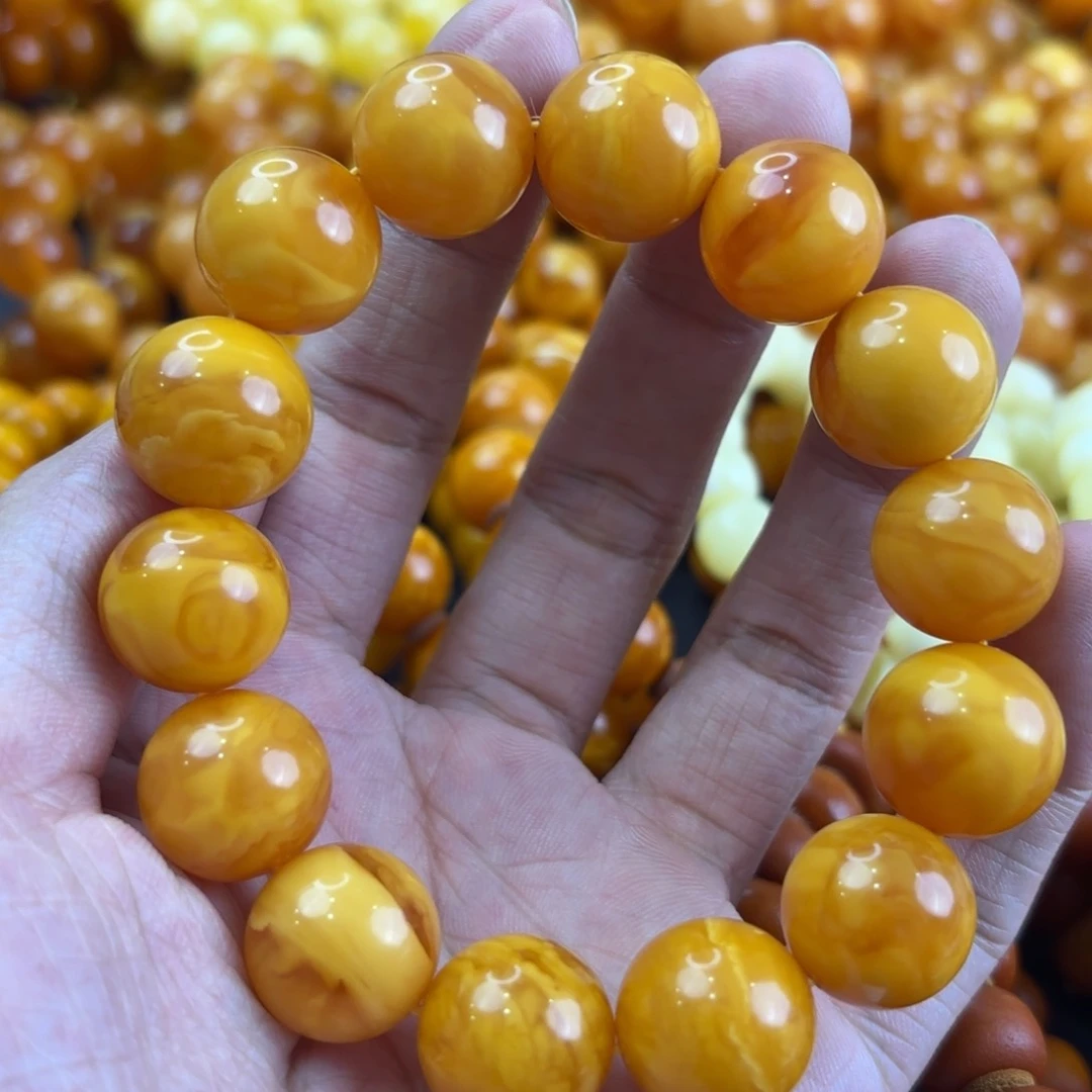 蜜蜡手链未镶嵌蜜蜡