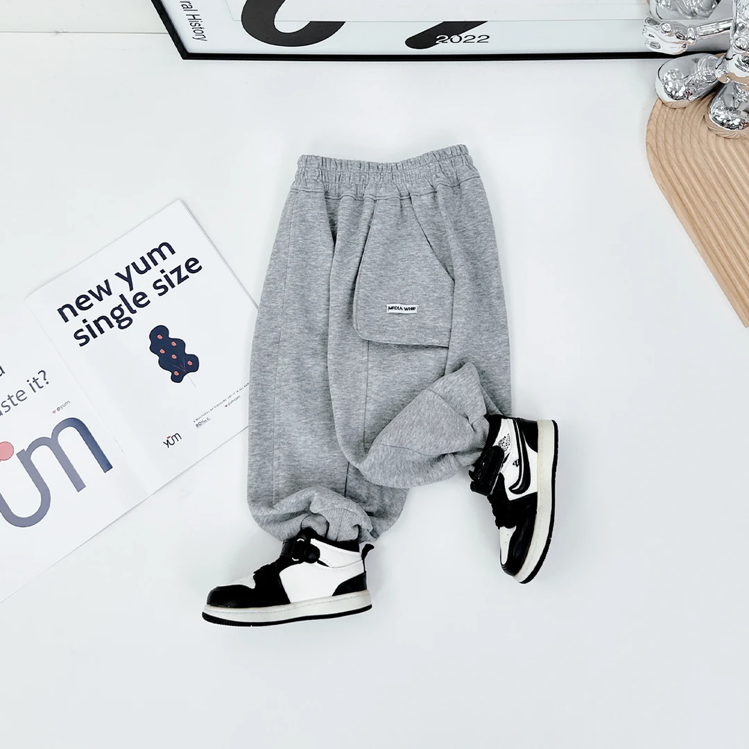 儿童裤子春秋款男童运动裤2024新款秋装 D-DTXT117 悠悠童话童装