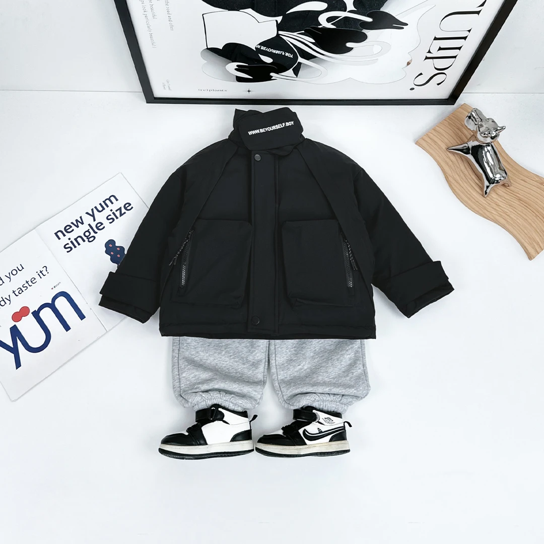 儿童棉服男童冬款加厚棉衣2024新款冬装 D-WG27692 悠悠童话童装