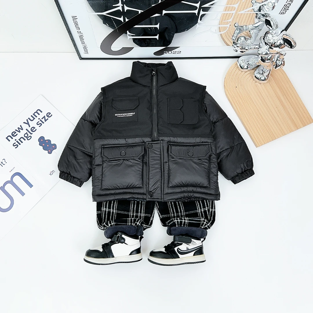 儿童棉服男童冬款加厚棉衣2024新款冬装 D-WG27599 悠悠童话童装
