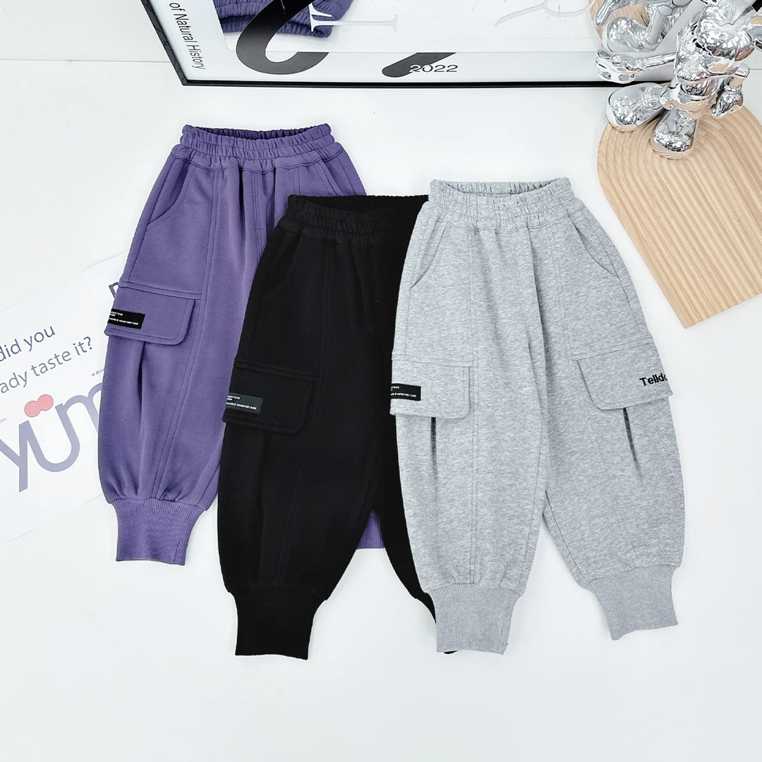 儿童裤子春秋款男童运动裤2024新款秋装 D-CXF3366 悠悠童话童装