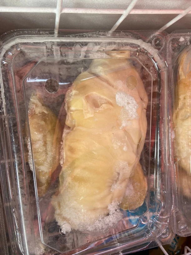 【合肥周谷堆水果市场】冷冻榴莲 泰国东部进口 正宗金枕榴莲保4房