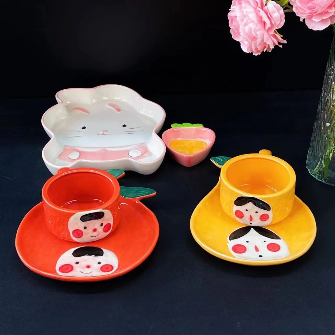 【福利】兔子两件套家用儿童餐盘