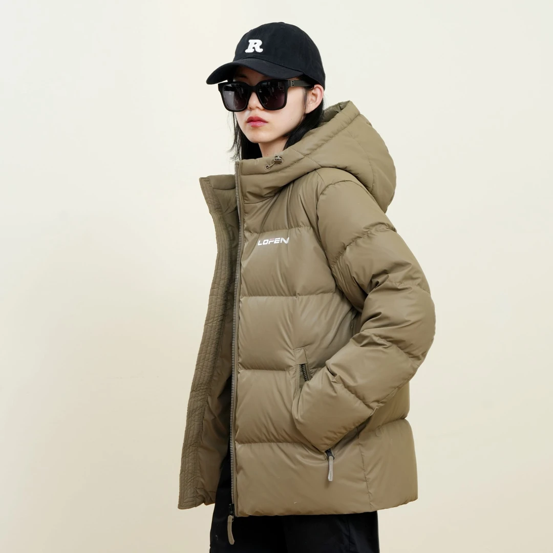 短款肤感蛋白皮黑钻5.0三色版+男女羽绒服外套-YS15910