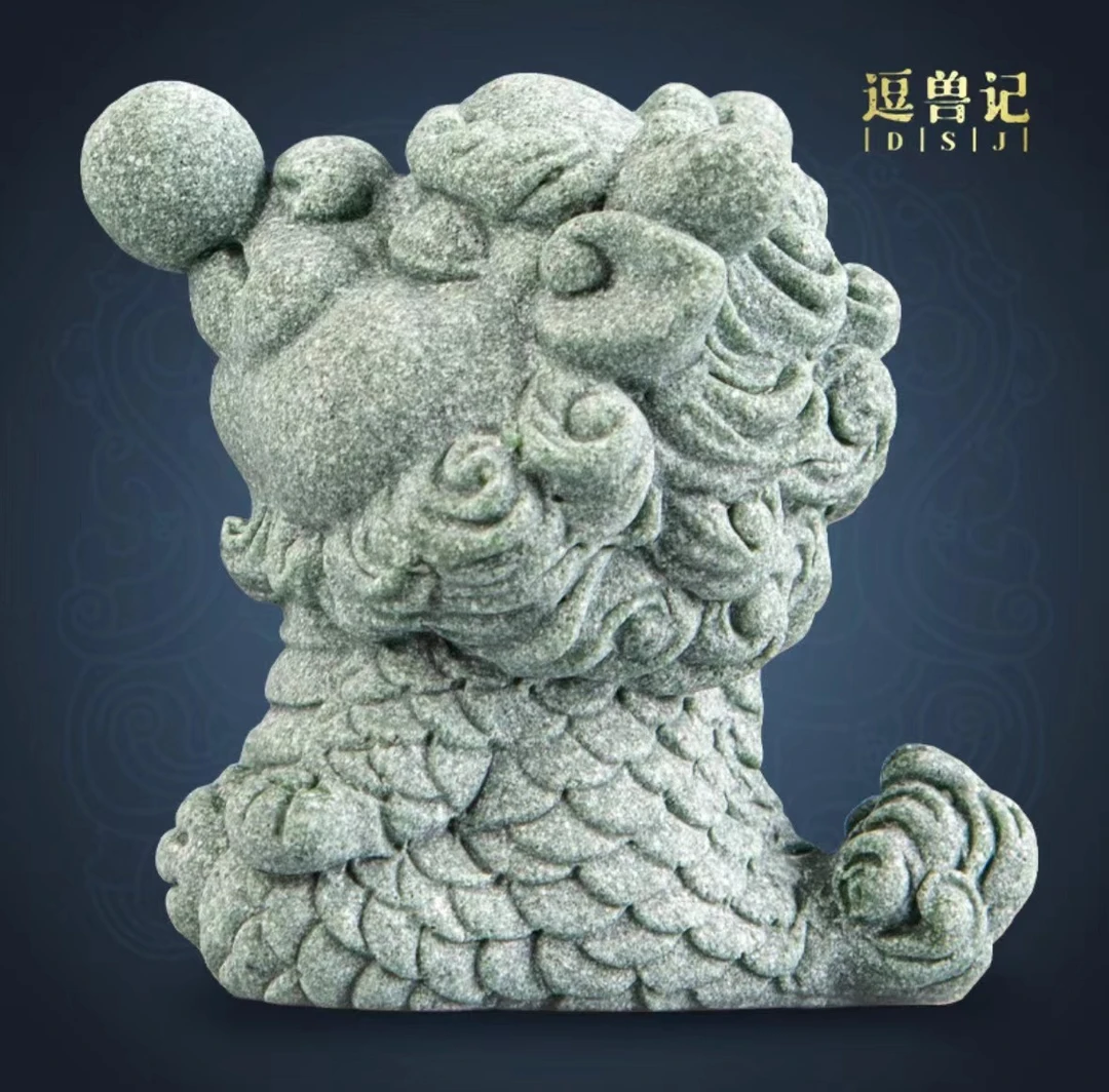 茶宠 陶瓷泡泡龙神思摆件JR1235