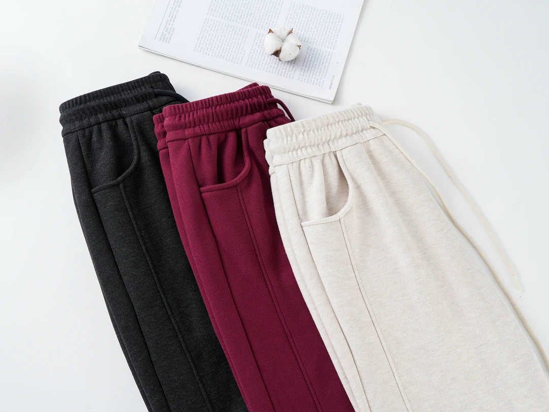 700克重一件过冬羊毛➕桑蚕丝➕美腿线窄版阔腿裤10086