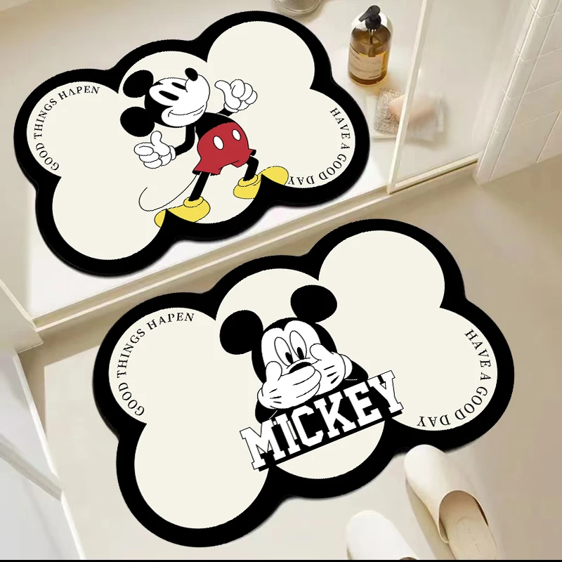 爆款米奇防滑厨房浴室门口卫生间门口吸水防滑厕所1-3CM误差