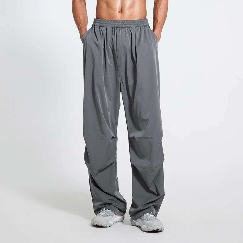 春夏新品户外休闲裤轻薄透气弹力伞兵裤徒步登山宽松长裤运动裤