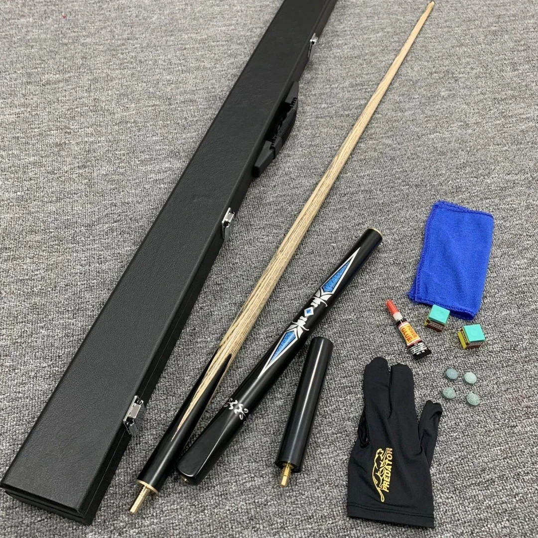 战神!正品SM高品质台球杆小头斯诺克黑八波茨头桌球杆檀木手工杆