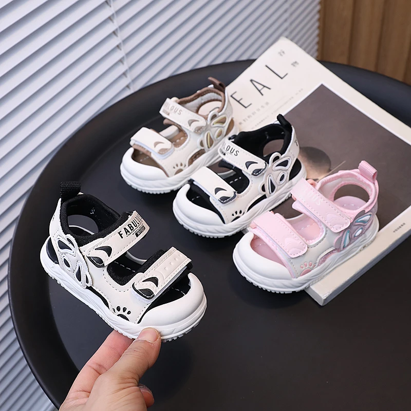 春夏季婴儿凉鞋1到3岁软底宝宝学步鞋子2小童包头沙滩鞋防滑透气0