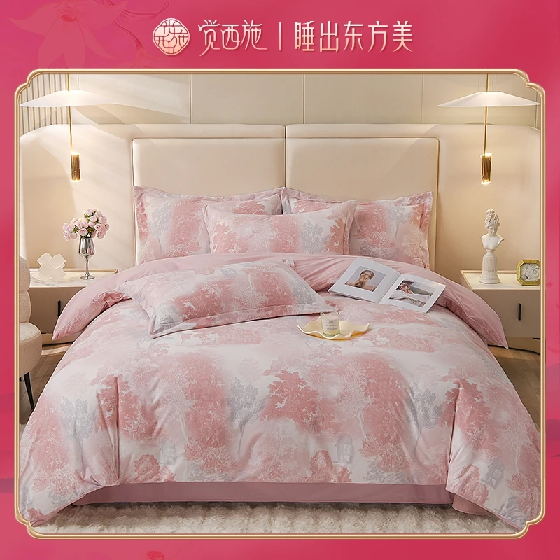 觉西施*A类倍暖绒超柔四件套拉斐尔系列