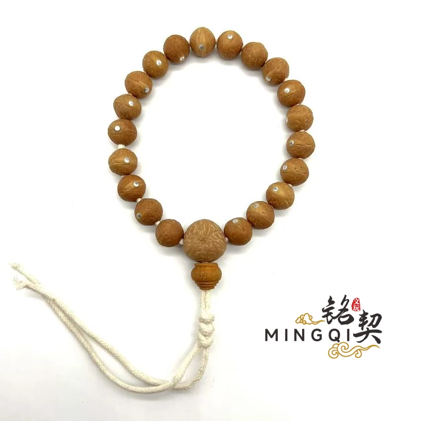 -银 -铜- 镶嵌 -凤眼菩提12mm+左右尼泊尔原生态粒数多样