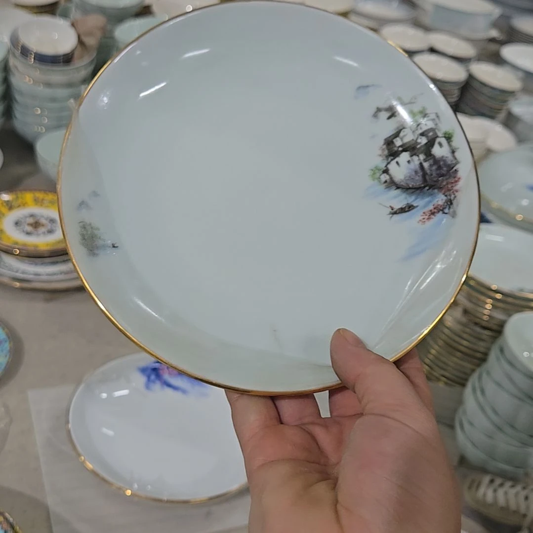 盘高白泥6寸4个骨碟666666666