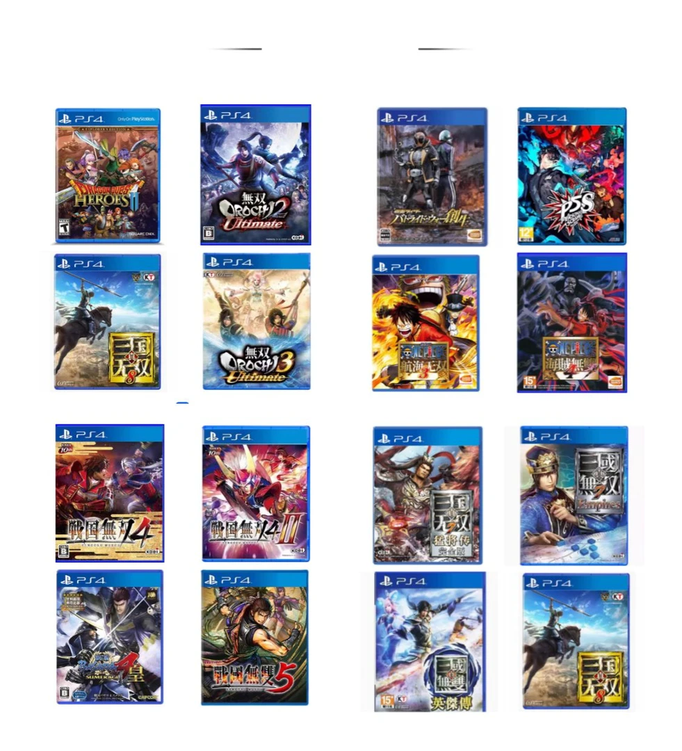 95新光盘三国无双海贼无双战国无双大蛇无双假面骑士女神异闻录