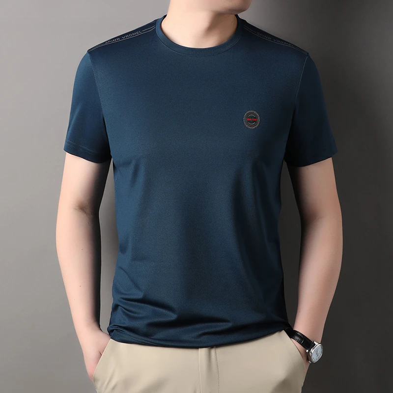 【工厂直发】2024夏季新款那是短袖T恤衫珠地透气时尚印花