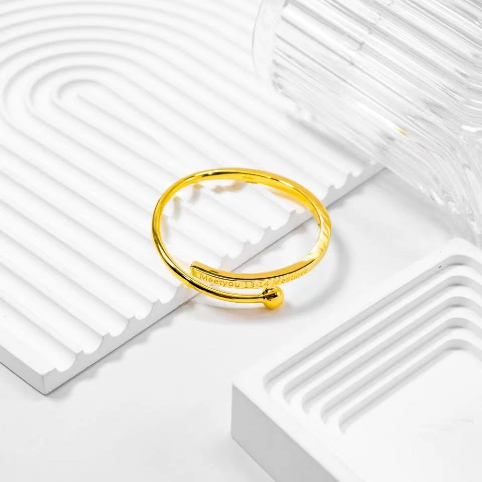 足银手镯 遇见开口手镯