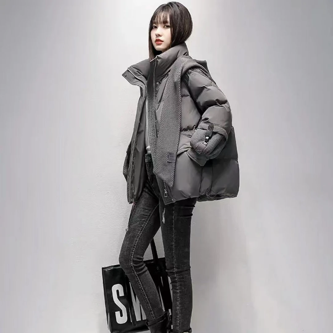 羽绒棉服女短款2025秋冬季新款洋气小个子学生外套棉衣加厚面包服