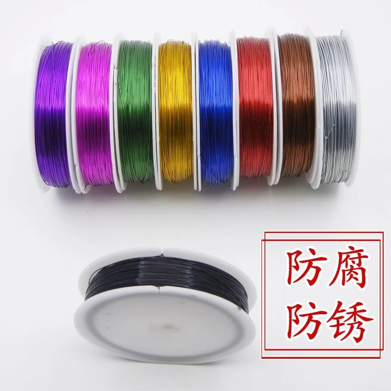 【暖暖家 头箍铁丝】24号0.5mm镀锌烤漆不生锈不掉漆手工材料头