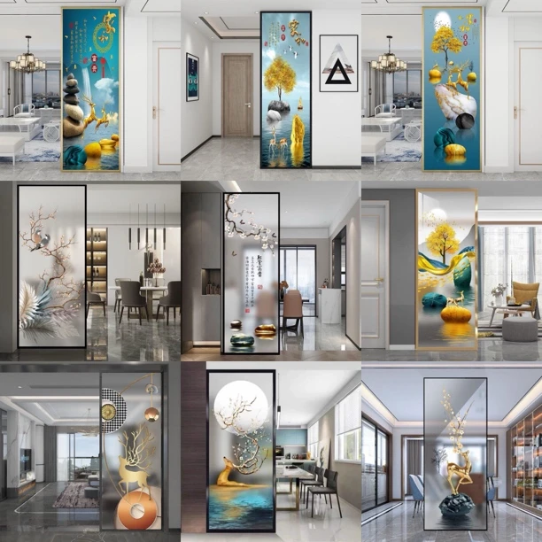 直播间代替链接，厂家屏风隔断定制，非请勿拍以半墙隔断玻璃屏风