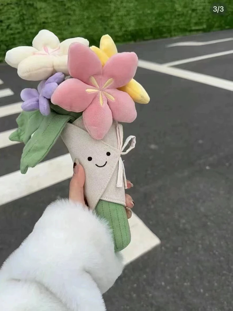 玩偶花束礼物送女友男友生日教师节七夕毕业礼物女生闺蜜jellycat