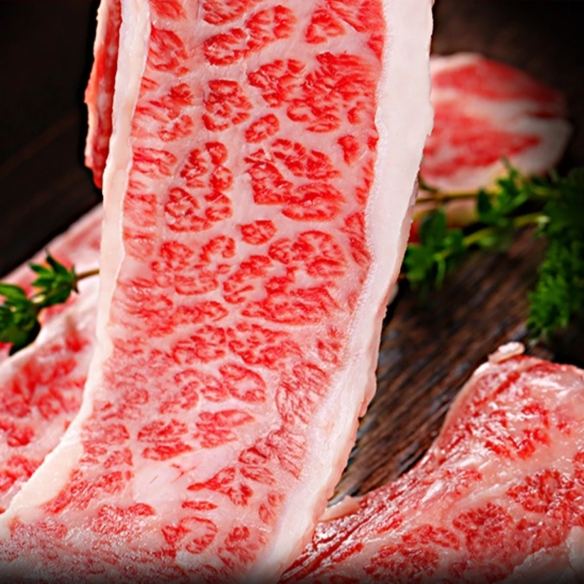 大黑牛 纯血牛小排  宅家烤肉火锅 奶香浓郁 现宰 新鲜