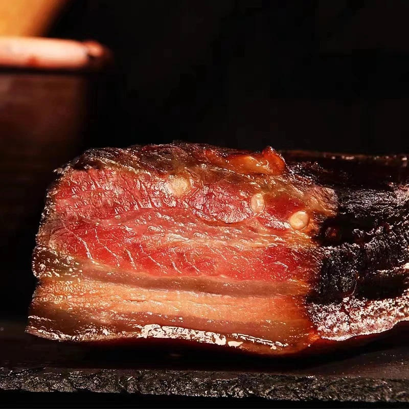 [精品前腿雪花腊肉】拍3斤送2斤 农家土腊肉