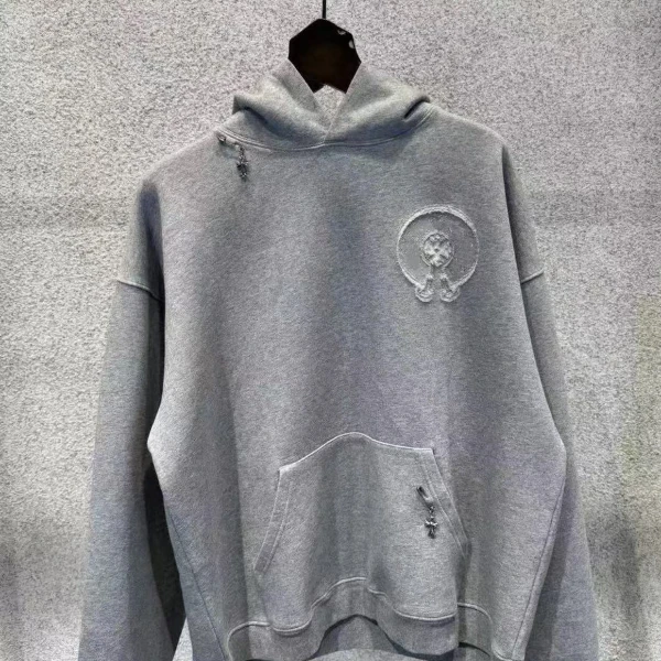 33005冬款十字架纯棉毛圈烧花磨破【卫衣】