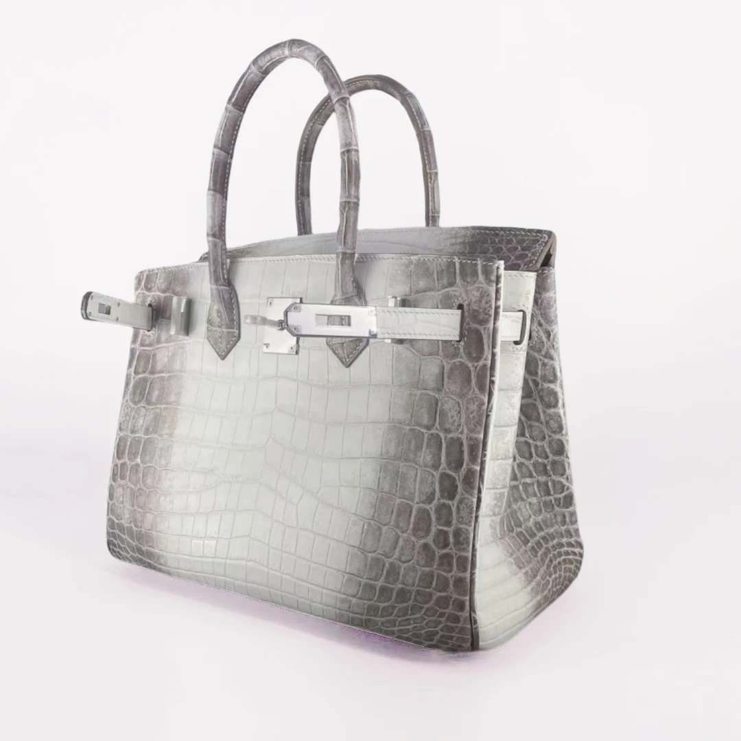 蛇年礼盒高定轻奢BK25CM两张半鳄鱼皮喜马拉雅气质单肩斜挎手提包