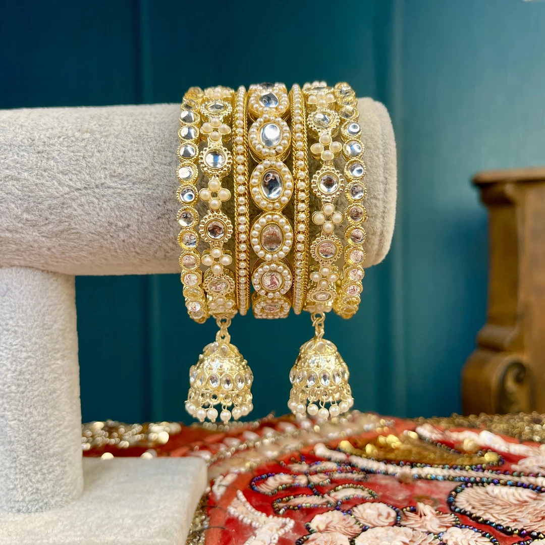 铜合金玻璃手镯 02018印度春夏饰品不可开口手镯民族风彩色重工