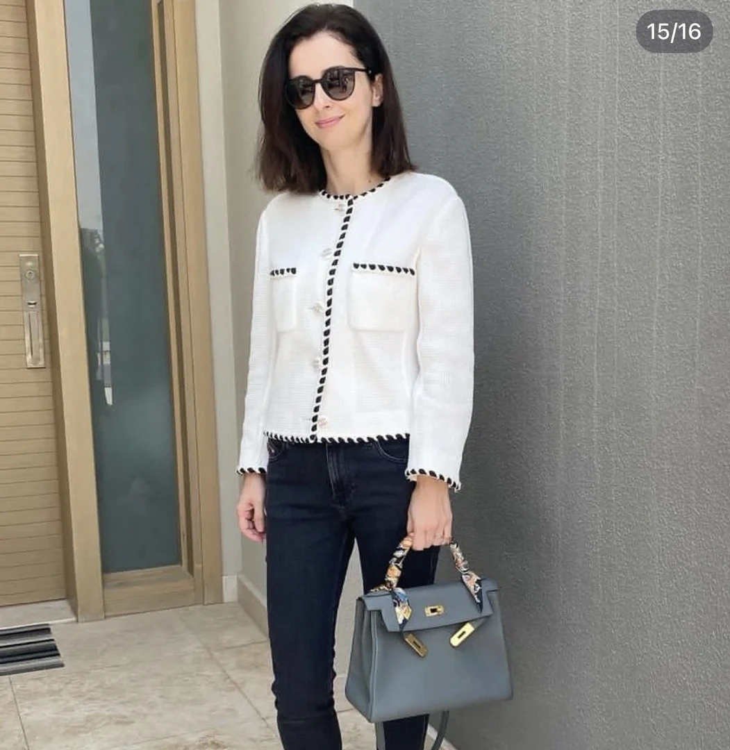 99新香奈儿 CHANEL 棉质开衫外套42码 00002