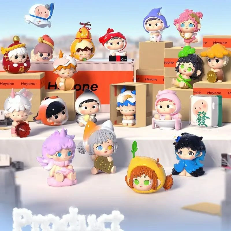 【拆盒】黑玩迷你MINI好运制造局盲盒Heyone2024新款手办萌粒摆件