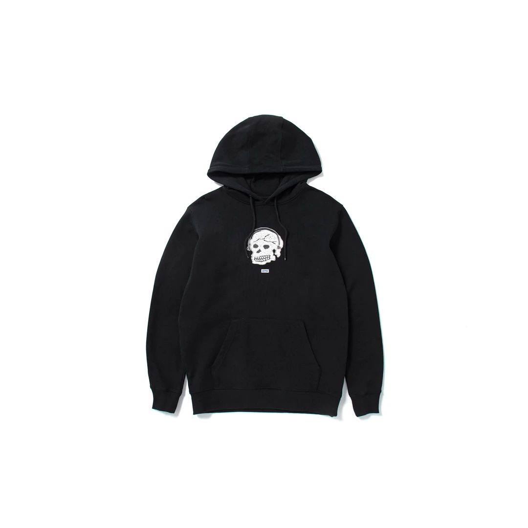 男女同款毛圈纯棉重工刺绣连帽卫衣-A81LW04