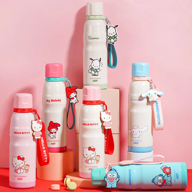 高颜值儿童保温杯小学生直饮杯食品级材质上学专用双饮杯运动水壶