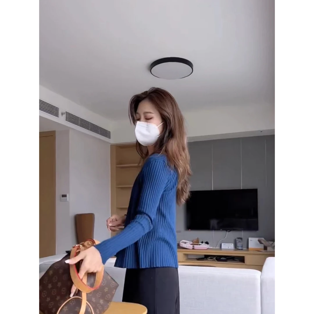 春夏显瘦针织百搭小开衫韩版简约休闲气质修身空调开衫小外套