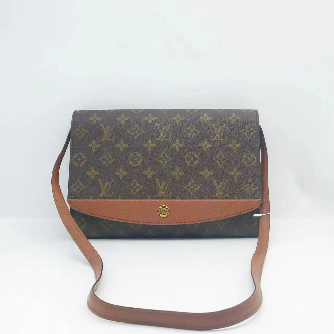95新 LouisVuitton/路易威登 洋诚二手 LV老花信封斜挎包 95新