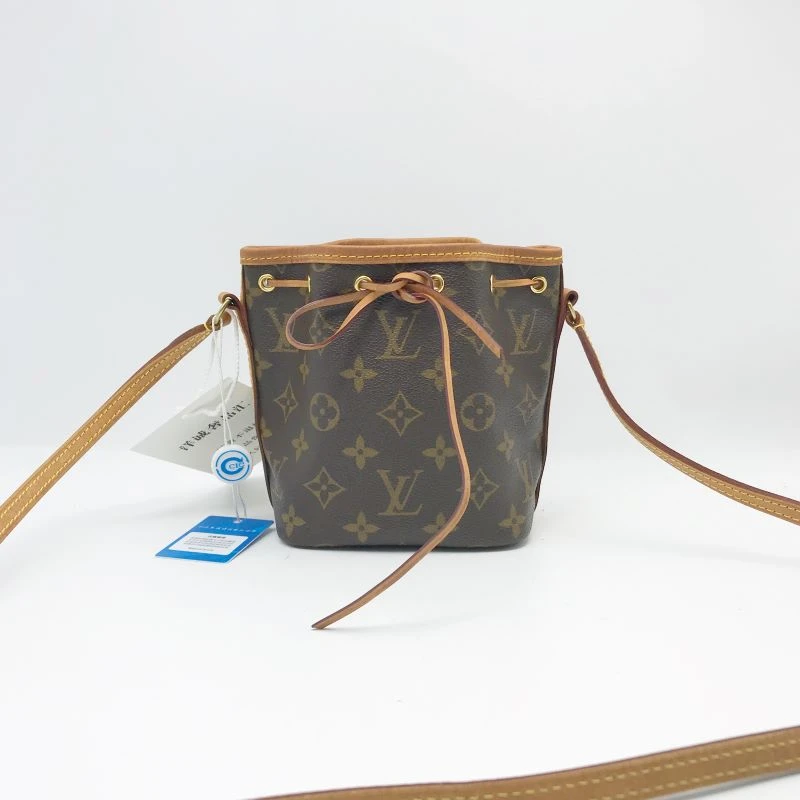 95新 LouisVuitton/路易威登 洋诚二手 LV老花水桶nano斜挎包95新