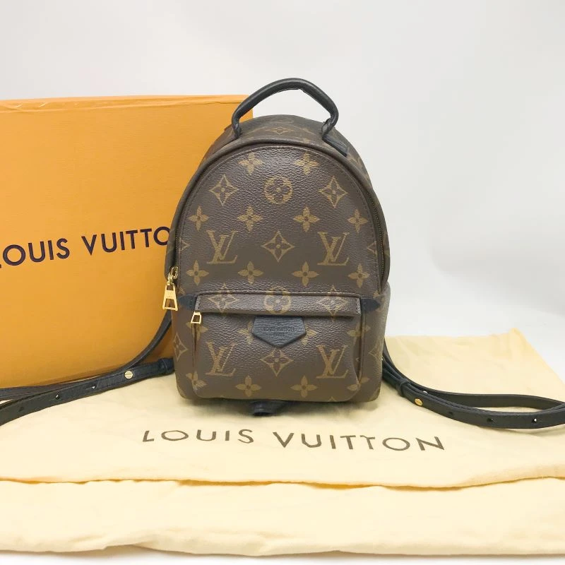 95新 LouisVuitton/路易威登 洋诚二手 LV老花双肩包 98新